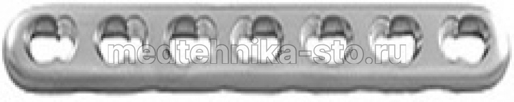Пластина прямая узкая с УС дл.248 мм, 12 отв.