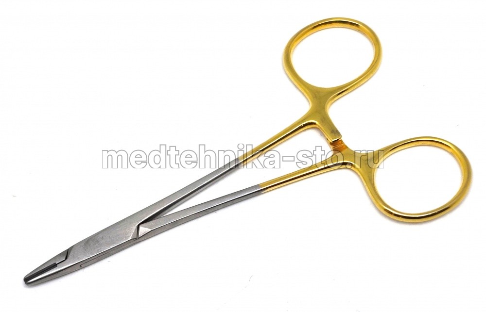 Иглодержатель общехирургический твердосплавный, 125 мм