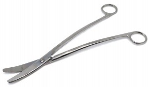Ножницы для рассечения плода S-образно изогнутые